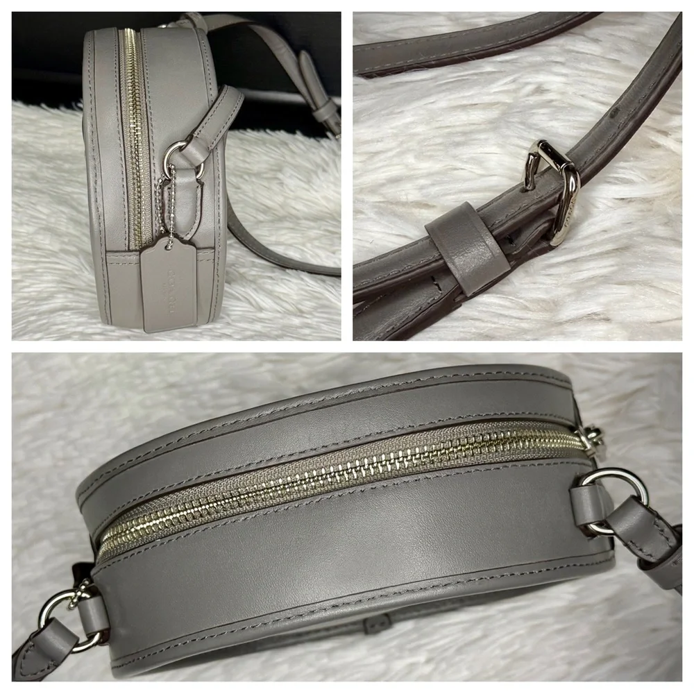 Coach Grey Canteen with Rivets, F39752